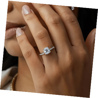 Woman wearing bespoke jewelry